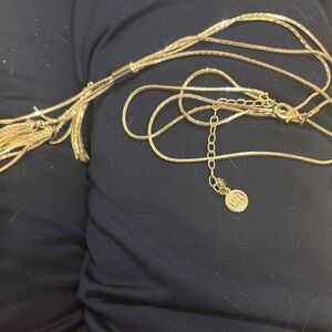 Dana Buchman Silver Tassel Necklace